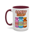EMS Candy Shop Paramedic Mug — maroon interior and handle, 15 oz ceramic