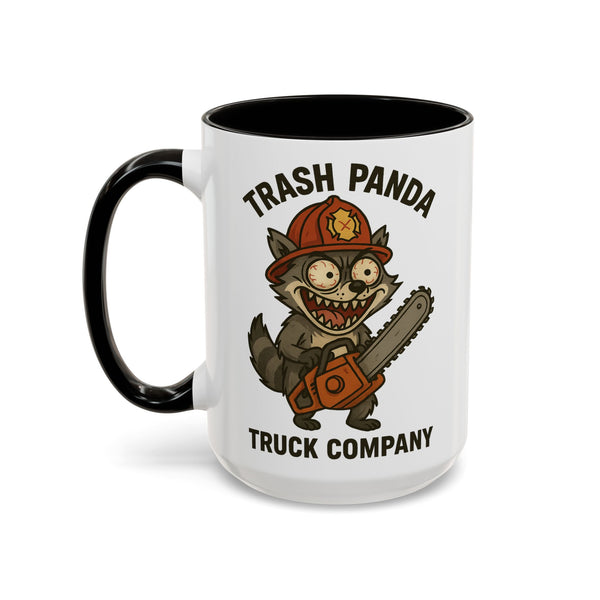 Trash Panda Truck Company Mug | Firefighter Dark Humor Gift | 15 oz